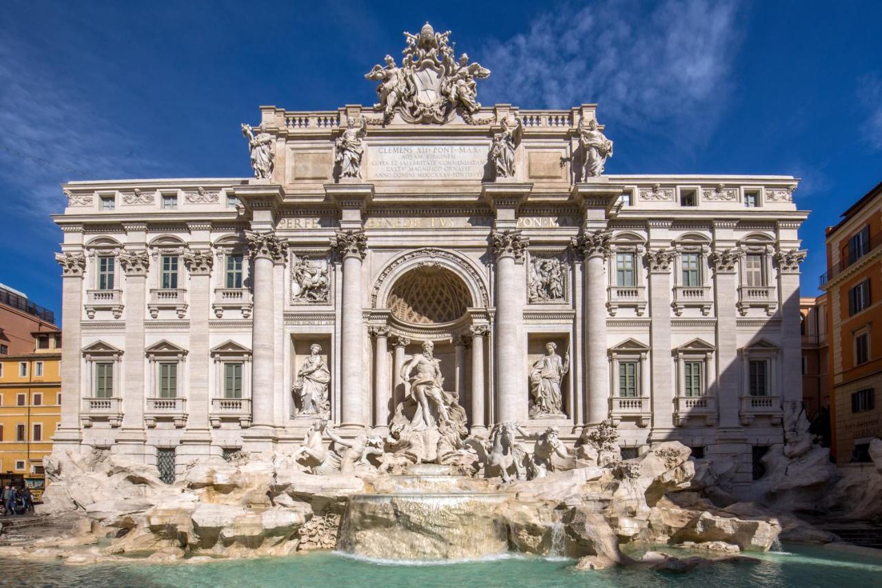 Trevi Ab Aeterno - Amazing View Of The Trevi Fountain Apartman Róma Kültér fotó